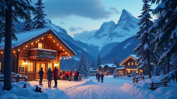 Organiser un séjour au ski à plusieurs familles